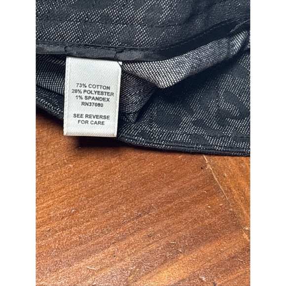 Cato Dark Denim Leopard Print Skirt Size 16 - Picture 4 of 8